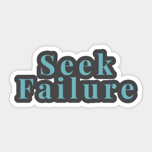 Seek Failure Sticker